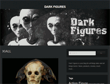 Tablet Screenshot of darkfigures.com